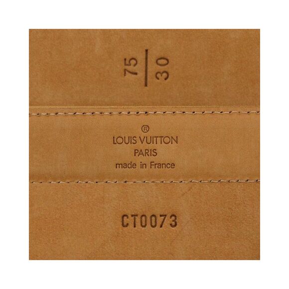 Pre Loved Louis Vuitton Unisex Black Belts - Picture 4 of 6